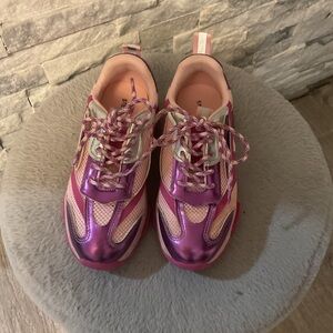 Steve Madden Pink and Purple Sneakers